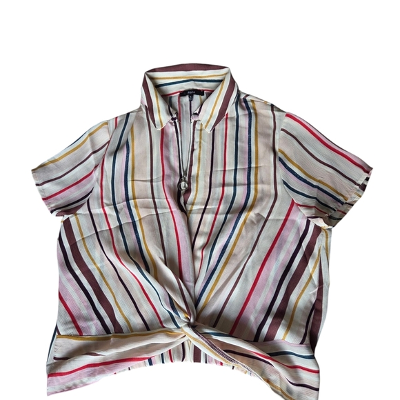 Blashe Tops - Blashe Striped Multicolor Women's Top
